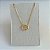 Colar Folheado Ouro 18k Mandala Filho Cravejado - Imagem 2