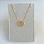 Colar Folheado Ouro 18k Mandala Filho Cravejado - Imagem 3