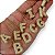 Colar Folheado Ouro18k Letra Inicial Cravejada - Imagem 2