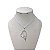Colar Folheado Ouro 18k e Prata 925 Nossa Senhora Strass - Imagem 2
