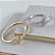 Bracelete Folheado Ouro 18k e Prata 925 Gota Dupla Cravejado - Imagem 1