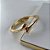 Bracelete Folheado Ouro 18k e Prata 925 Gota Dupla - Imagem 1