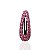 Presilha Tic Tac Gota Vazada Strass - Imagem 7