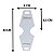Cartela Tag Pulseira Colar Folheado M - 200 unidades - Imagem 2