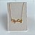 Colar Seja Luz Folheado Ouro 18k / Prata 925 - Imagem 1