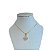 Colar Folheado Ouro 18k e Prata 925 Trevo Cravejado - Imagem 3