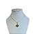 Colar Folheado Ouro 18k e Prata 925 Trevo Cravejado - Imagem 5