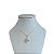 Colar Folheado Ouro 18k e Prata 925 Trevo Cravejado - Imagem 4