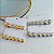 Trio Brincos Folheado Ouro 18k e Prata 925 Argolas Coração Cravejado - Imagem 6