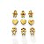 Pingente Folheado Ouro 18k Filhos Passante - Imagem 1