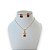 Conjunto Infantil Folheado Ouro 18k Peppa Pig - Imagem 1