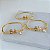 Bracelete Folheado Ouro 18k Filhos Personalizado Ponto de Luz - Imagem 2