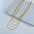 Corrente Folheada Ouro 18k ou Prata 925 Veneziana - Imagem 5