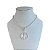 Colar Folheado Prata 925 Correntaria Nossa Senhora Cravejada - Imagem 1