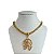 Colar Folheado Ouro 18k Correntaria Country Ferradura Cavalo - Imagem 1