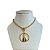 Colar Folheado Ouro 18k Correntaria Nossa Senhora Cravejada - Imagem 1