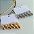 Trio Brincos Folheado Ouro 18k e Prata 925 Argolas Gota Abaulada - Imagem 3