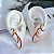 Trio Brincos Folheado Ouro 18k Argolas Cravejada - Imagem 5