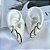 Trio Brincos Folheado Ouro 18k Argolas Cravejada - Imagem 4