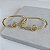 Bracelete Folheado Ouro 18k Filhos Mandala Cravejados - Imagem 1