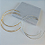 Brinco Folheado Ouro 18k e Prata 925 Argola Grande - Imagem 3