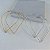 Brinco Folheado Ouro 18k e Prata 925 Argola Gota - Imagem 3