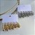 Trio Brincos Folheado Ouro 18k e Prata 925 Argolas Gota Cravejada - Imagem 4