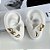 Trio Brincos Folheado Ouro 18k e Prata 925 Vírgula - Imagem 1