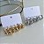 Trio Brincos Folheado Ouro 18k e Prata 925 Argolas Abaulada - Imagem 4