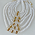 Colar Folheado Ouro 18k Pérolas Filhos - Imagem 2