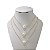 Colar Triplo Folheado Ouro 18k e Prata 925 Esfera - Imagem 3