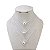 Colar Triplo Folheado Ouro 18k e Prata 925 Esfera - Imagem 2