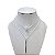 Colar Duplo Folheado Ouro 18k Bolinha Palito - Imagem 1