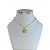 Conjunto Folheado Ouro 18k Infantil Borboleta - Imagem 1