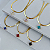 Colar Folheado Ouro 18k Fita Laminada Trevo - Imagem 1