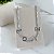 Choker Folheada Prata 925 Love Riviera - Imagem 1