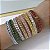 Bracelete Folheado Ouro 18k e Prata 925 Quadrado Cravejado - Imagem 2