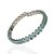 Bracelete Folheado Ouro 18k e Prata 925 Quadrado Cravejado - Imagem 10