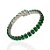 Bracelete Folheado Ouro 18k e Prata 925 Quadrado Cravejado - Imagem 8