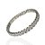 Bracelete Folheado Ouro 18k e Prata 925 Quadrado Cravejado - Imagem 5