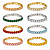 Bracelete Folheado Ouro 18k e Prata 925 Quadrado Cravejado - Imagem 3