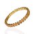 Bracelete Folheado Ouro 18k e Prata 925 Quadrado Cravejado - Imagem 7