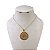 Colar Folheado Ouro 18k e Prata 925 Veneza Pai Nosso - Imagem 1