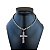 Corrente Masculina Aço Inoxidável Crucifixo - Imagem 1