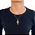 Corrente Masculina Aço Inoxidável Crucifixo - Imagem 2
