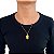 Corrente Masculina Aço Inoxidável Face de Cristo - Imagem 2