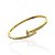 Bracelete Folheado Ouro 18k Inspired Prego Cravejado - Imagem 1