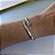 Bracelete Folheado Prata 925 Inspired Prego Cravejado - Imagem 2