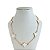 Colar Folheado Ouro 18k 5 Trevos - Imagem 5