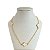 Colar Folheado Ouro 18k 3 Trevos - Imagem 3